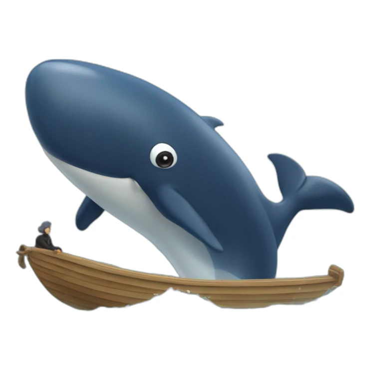 zemmour sur une baleine sticker