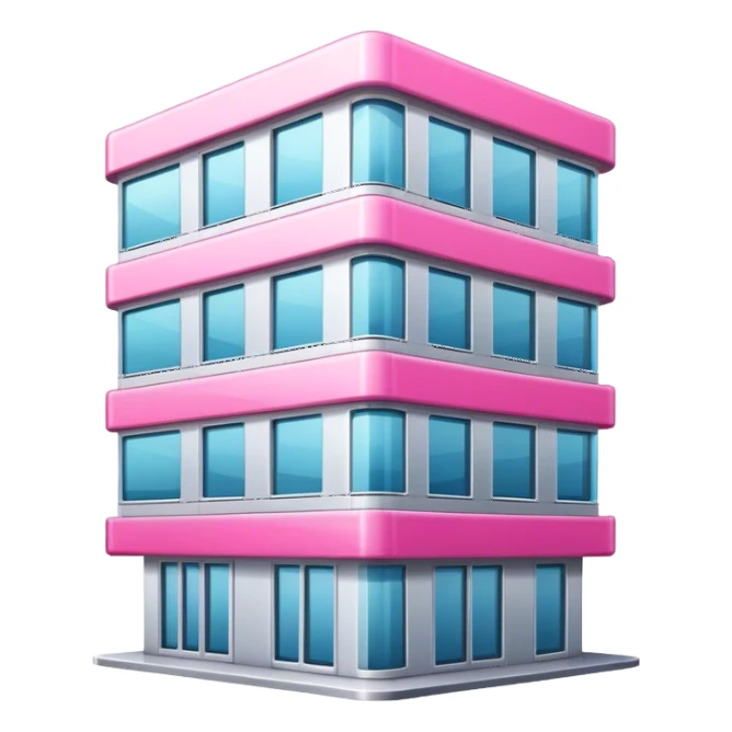 pink company hq sticker