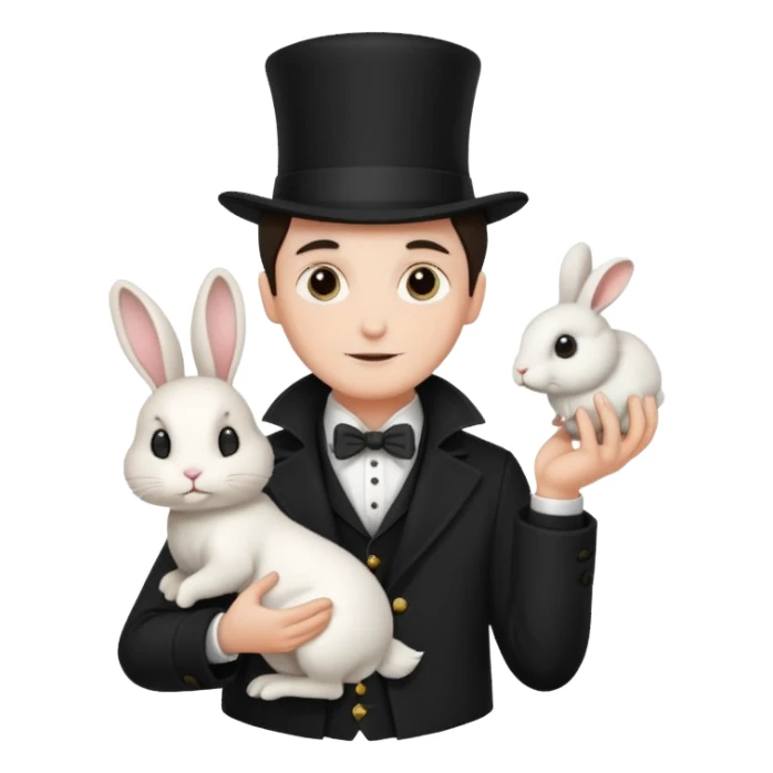 magician and pet sticker