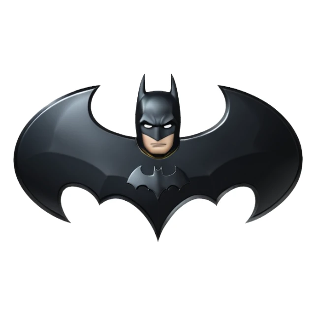 The dark knight batman logo sticker