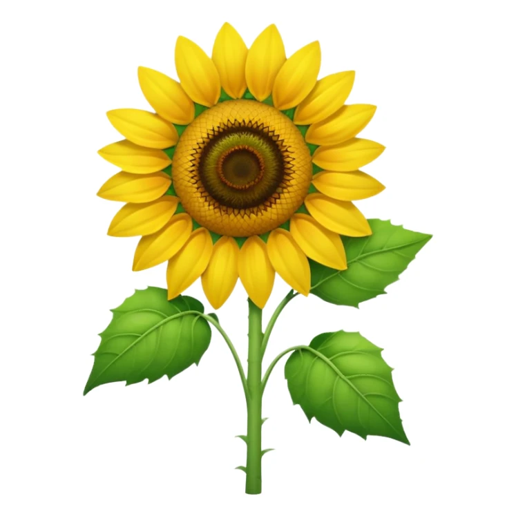 Sunflower sticker