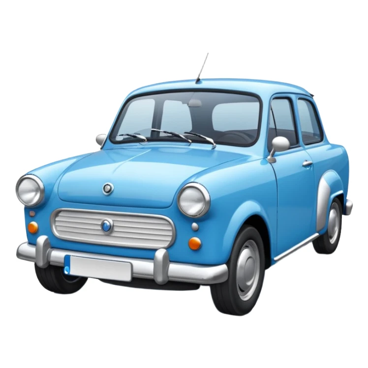 Trabant 601 blau sticker