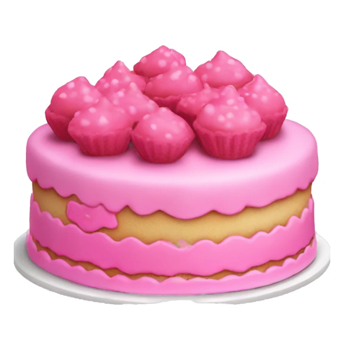 Pink coquette cake  sticker