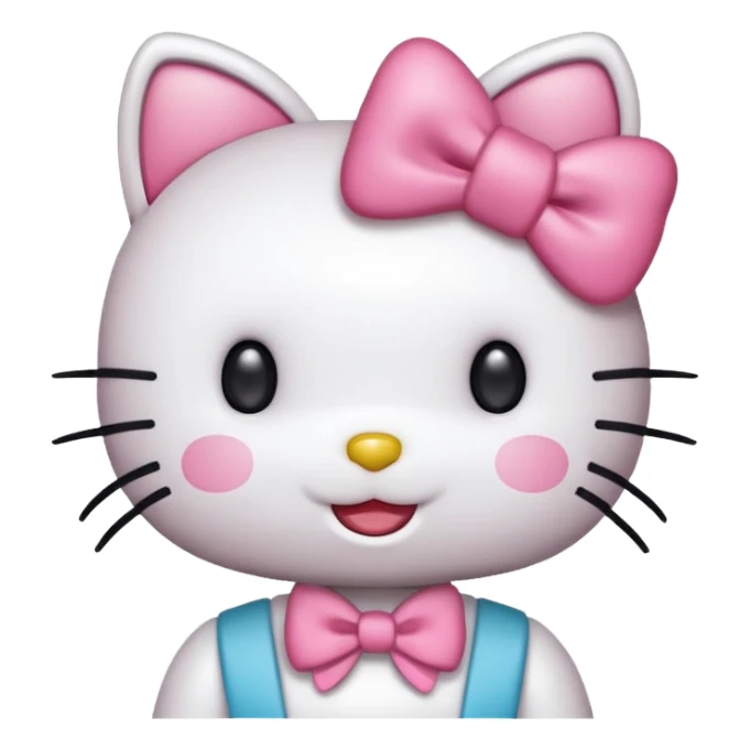 hello kitty cheering sticker