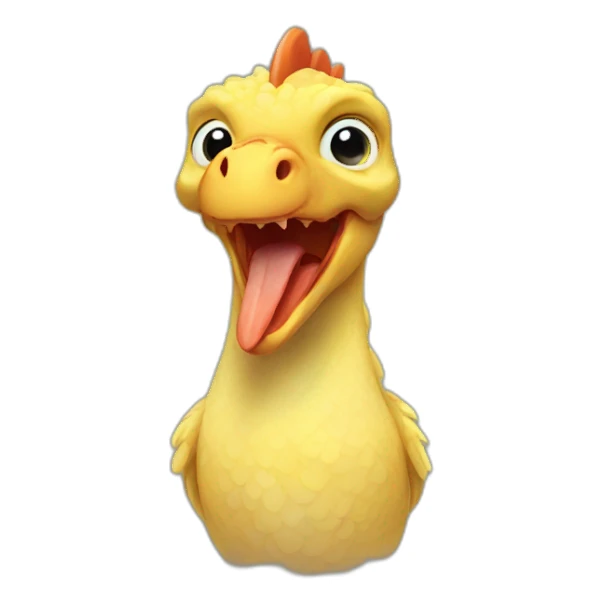 Dinosaur Chicken Hybrid sticker