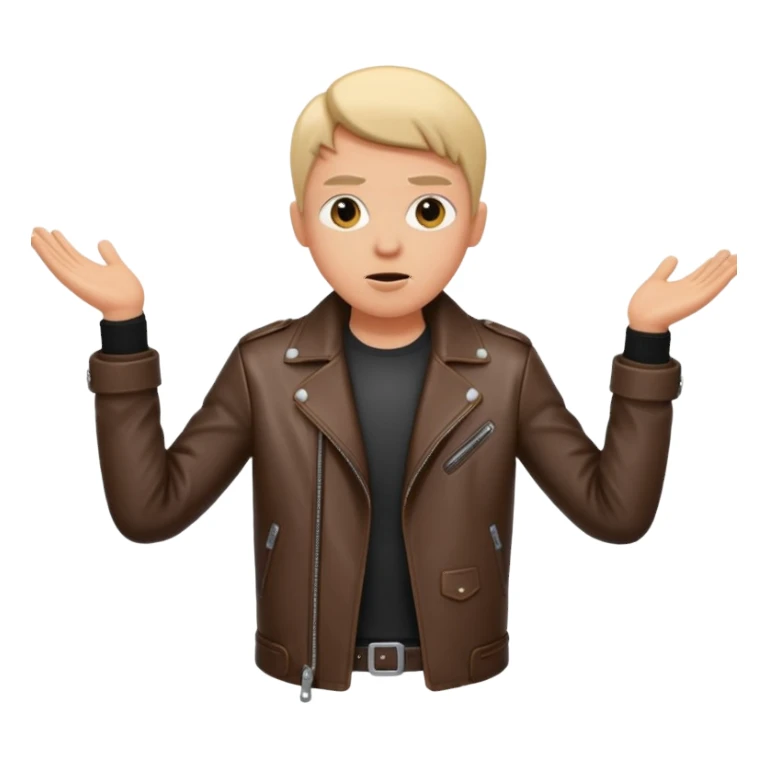 cool perosbn shrug  sticker