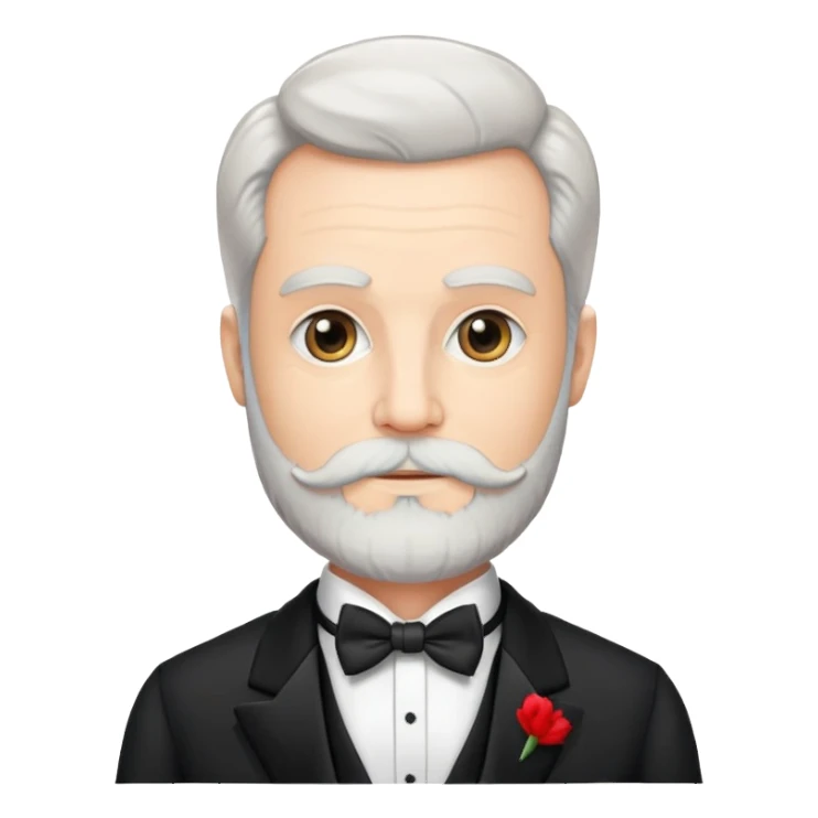 психолог в костюме смокинге и с бородой больше похож на фрейда sticker