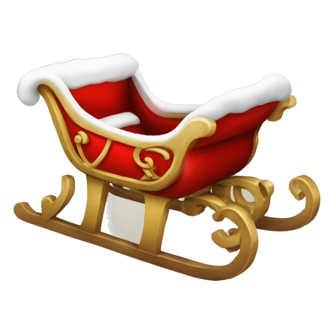 Christmas sleigh sticker