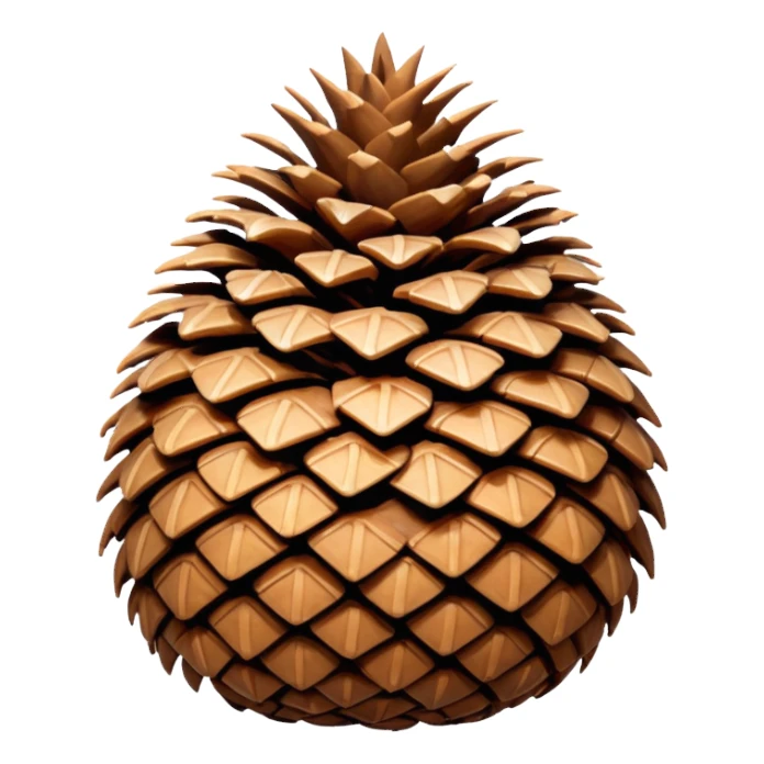 Pinecone sticker