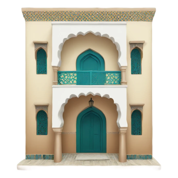 Moroccan house sticker