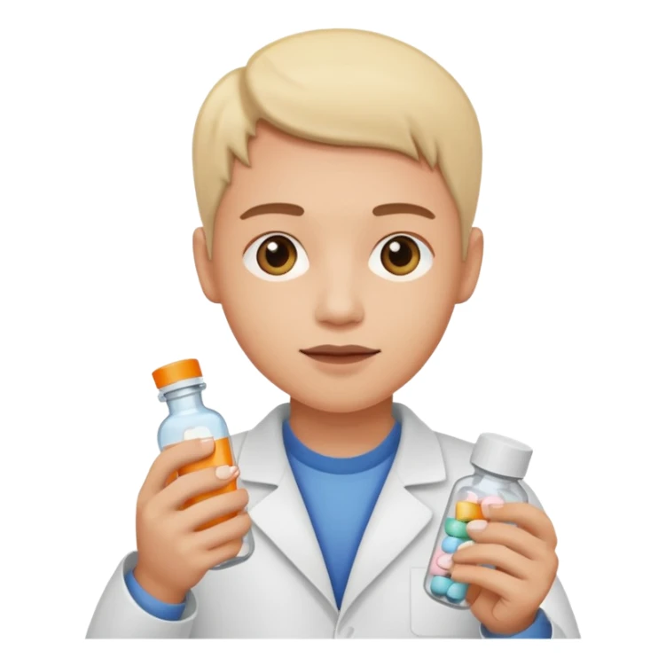 pharmaceut, pills , one person sticker