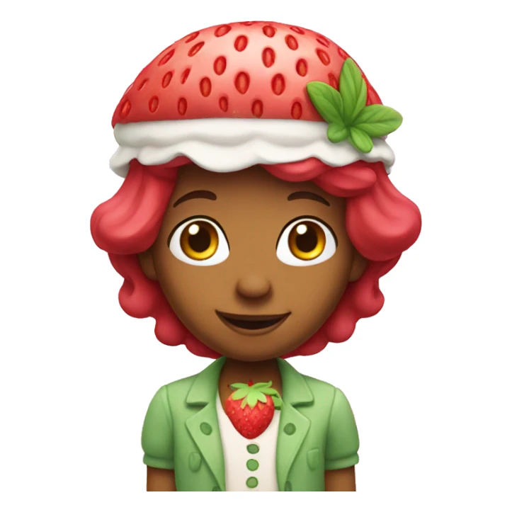 Strawberry shortcake character sticker