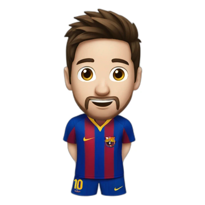 Messi qui boit un flash sticker