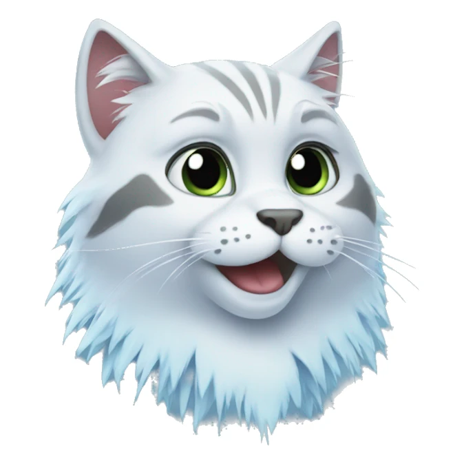 Cat frozen sticker