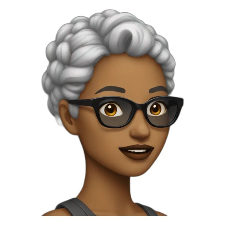 cool woman pic sticker