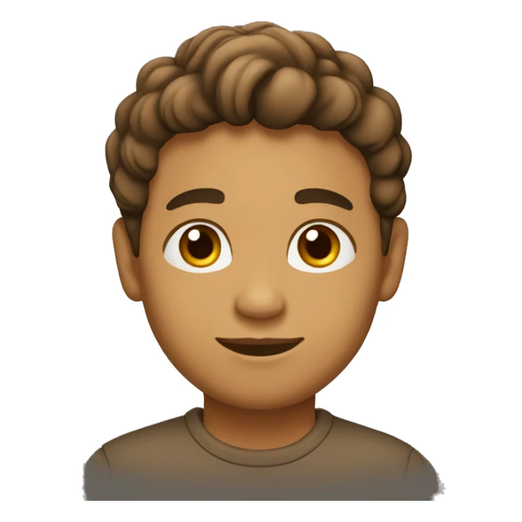 Joven de color marrón  sticker