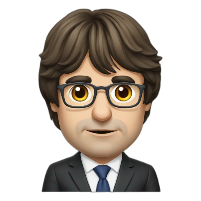 Carles Puigdemont King sticker