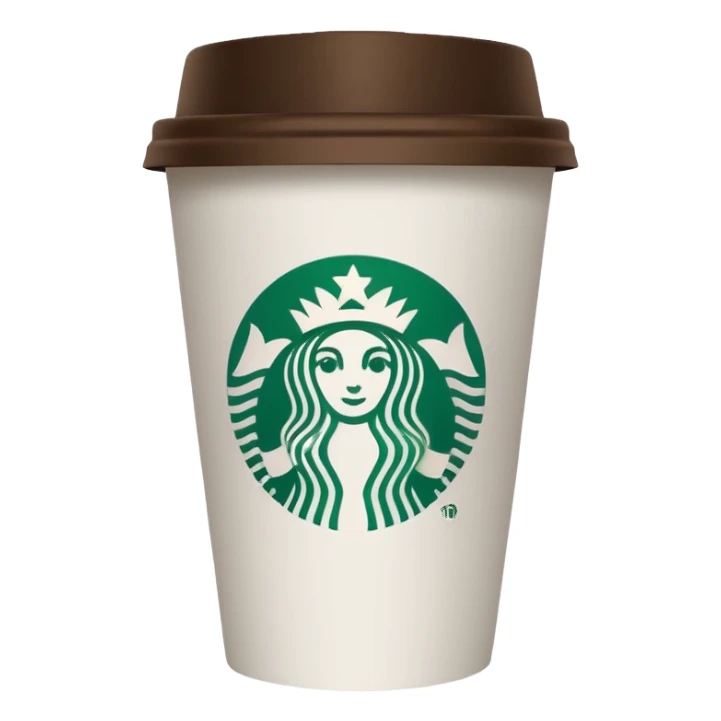 Starbucks cup sticker