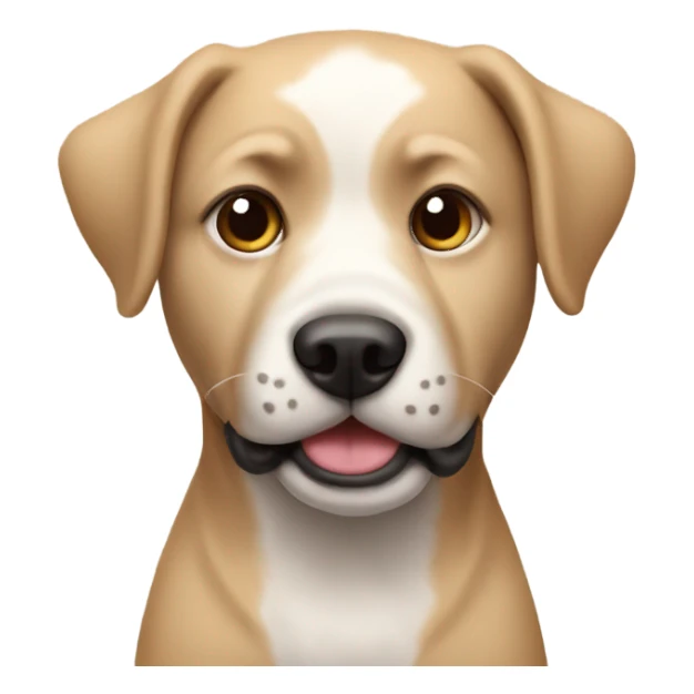Crea a un perrito enojado  sticker