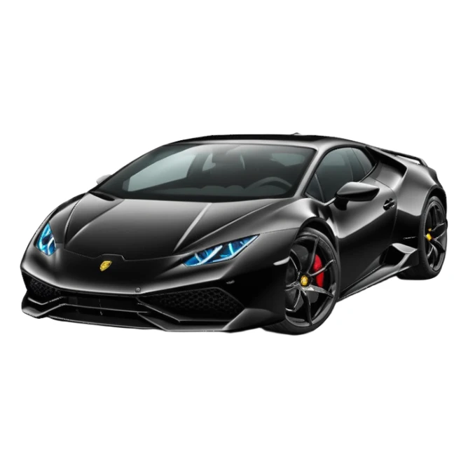 Lamborghini Huracanes, noir sticker