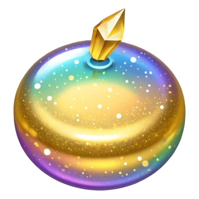 Sparke and glitter sticker