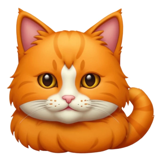 tierno gatito naranja sticker