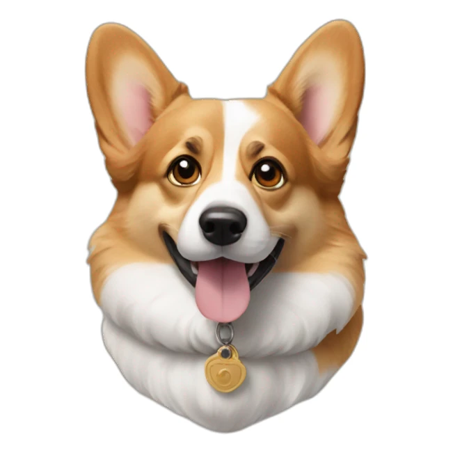 corgi the englishman sticker