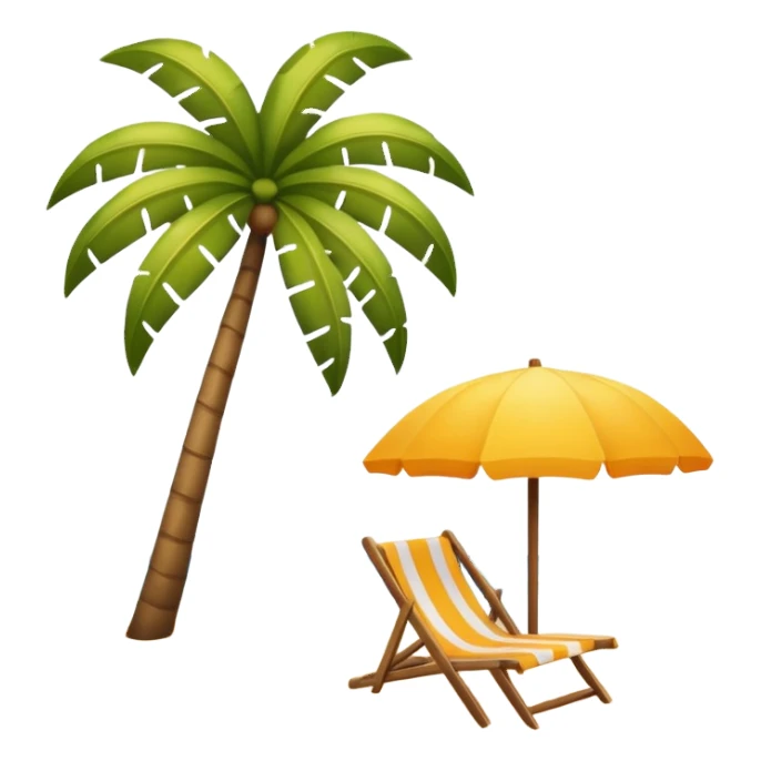 Beach emoji sticker