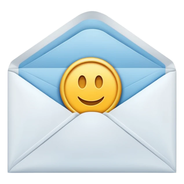 Salary enclosed in an envelope sticker