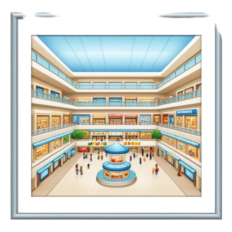 shopping mall sticker