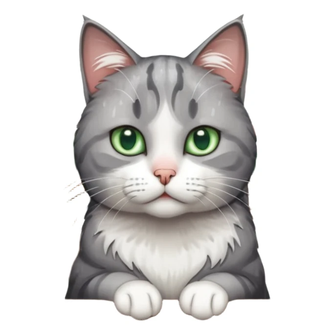 sad cat waiting for owner outside on balcony during rain sticker