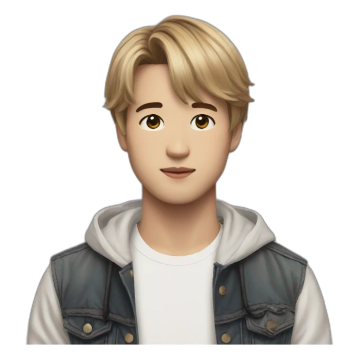 V de BTS sticker