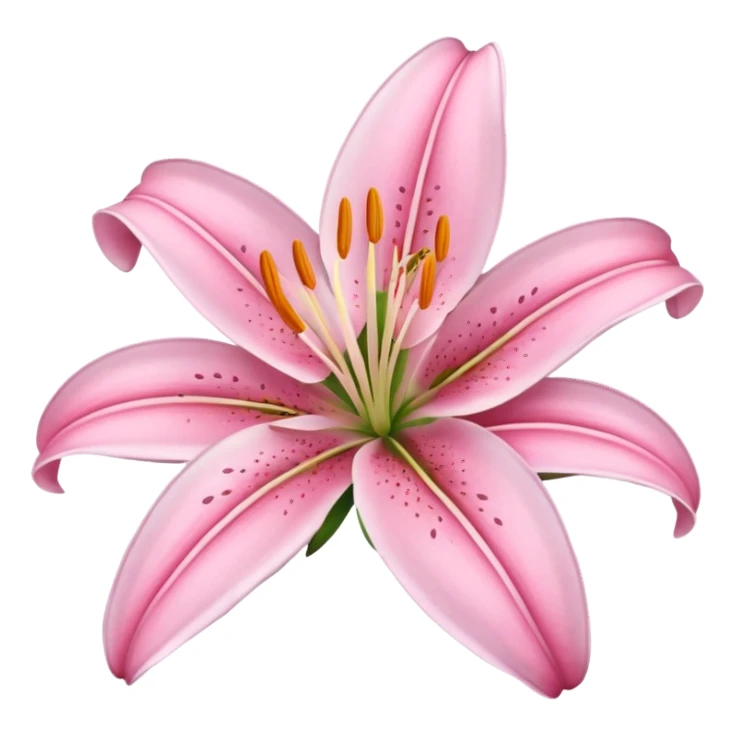 lily flower pink sticker