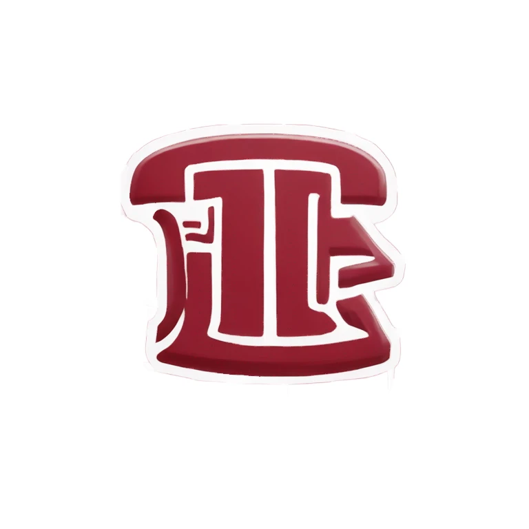 Indiana university logo sticker
