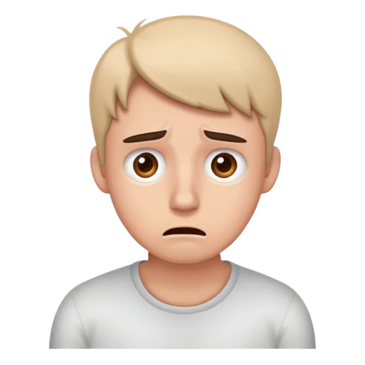 stressed person sticker