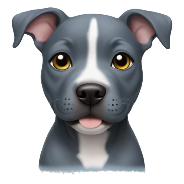 English blue staffy puppy sticker