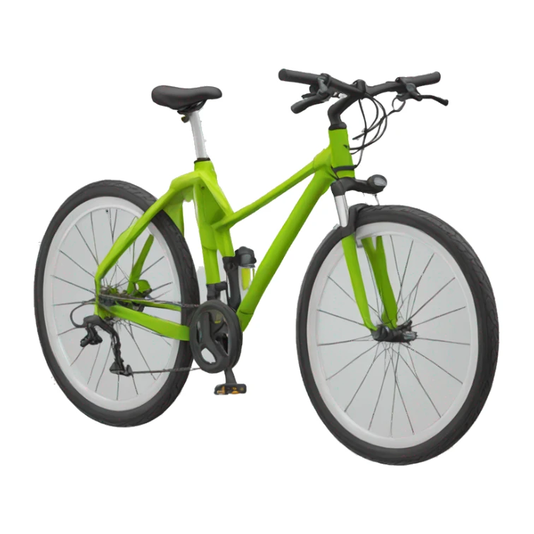 Bicicleta de doble suspensiion sticker