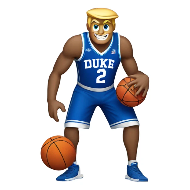 Donald Trump Duke Blue Devils sticker