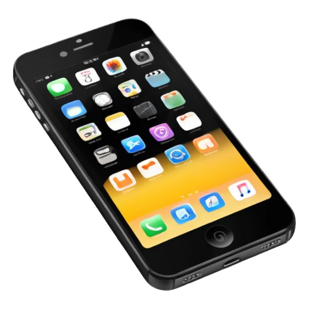 an iphone 16 plain with fron screen black sticker