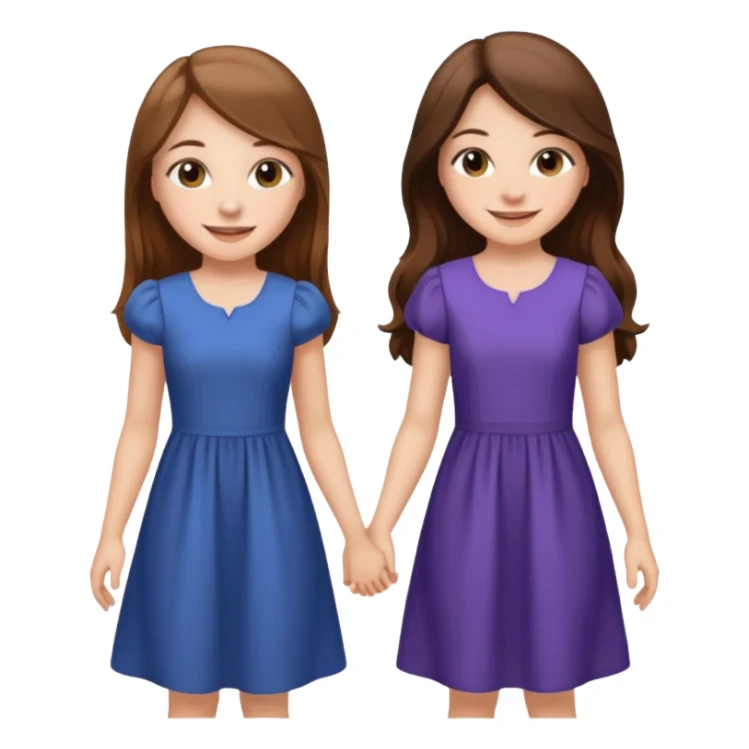 two sisters – Sonya and Taya  sticker