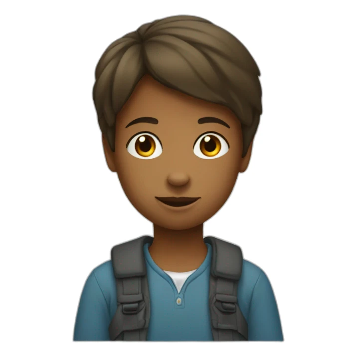 Fille dans un garcon sticker