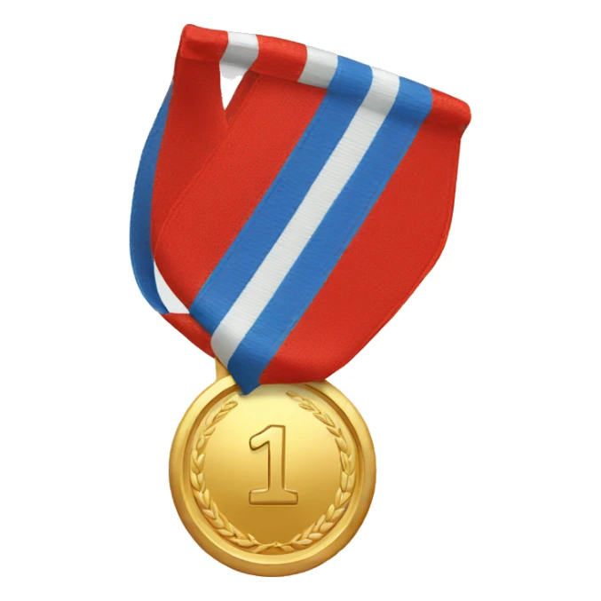 1st place medal sticker