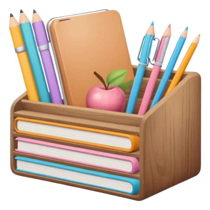 aesthetic school supplies cottage core (earthy) sticker