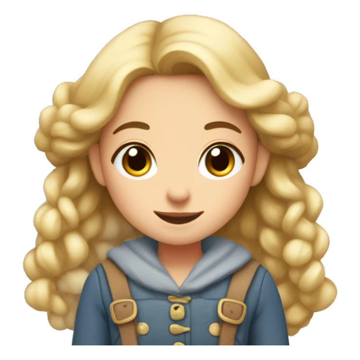 Cottagecore girl  sticker