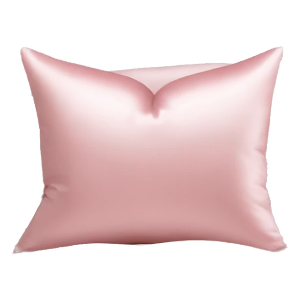 Light pink silk pillow sticker