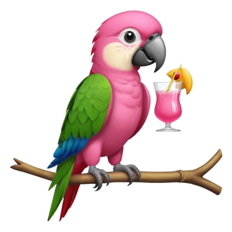 Parrot 🦜 with bikini 👙  sticker