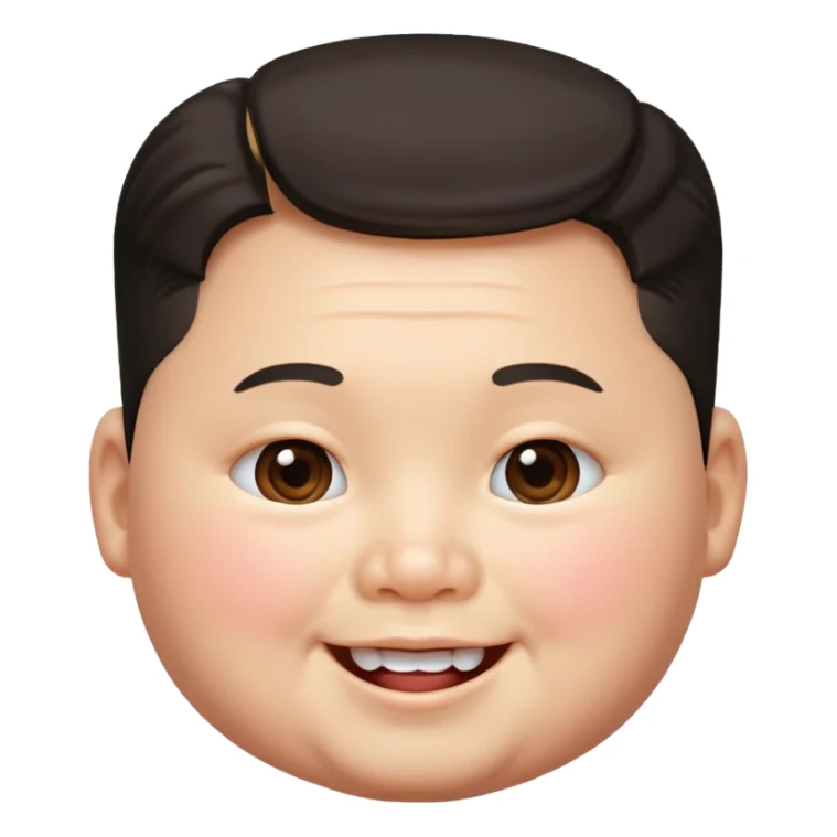 Baby face Kim Jong Un   sticker