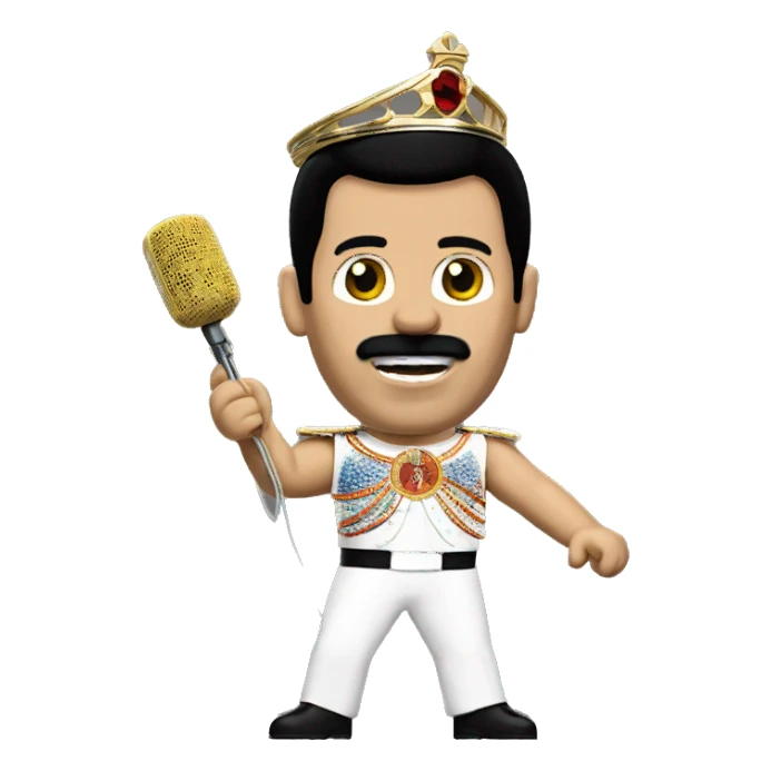 Freddie Mercury Live Aid sticker