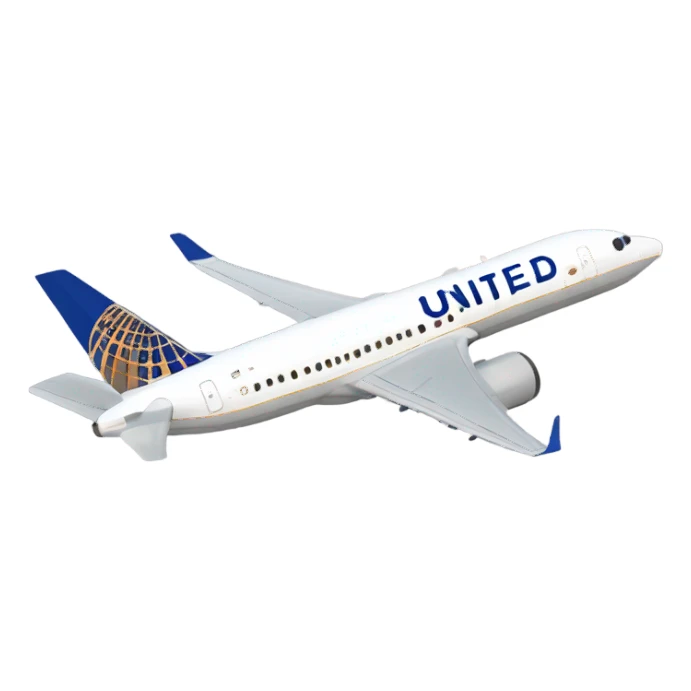 United airlines Boeing 757 sticker