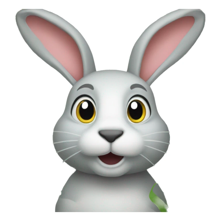 Rabbit in a jungle sticker